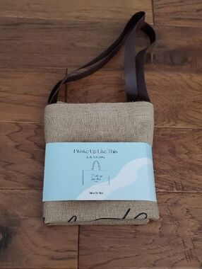 NWT Miss to Mrs Jute Tote Bag - I Woke Up Like This #Married